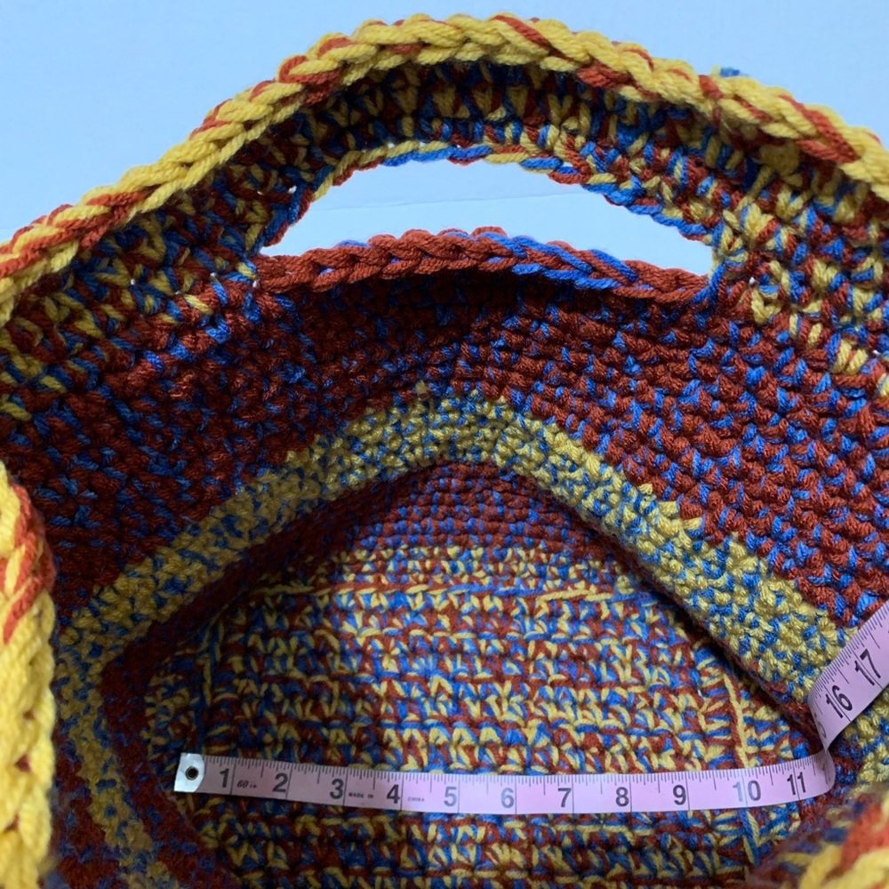 Toy Basket Book Basket Pet Supplies Basket Handmade Crocheted - Picture 13 of 16